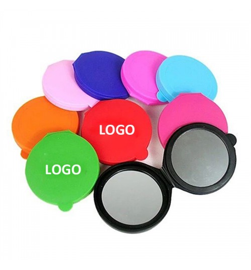Silicone Folding Cosmetic Mirror